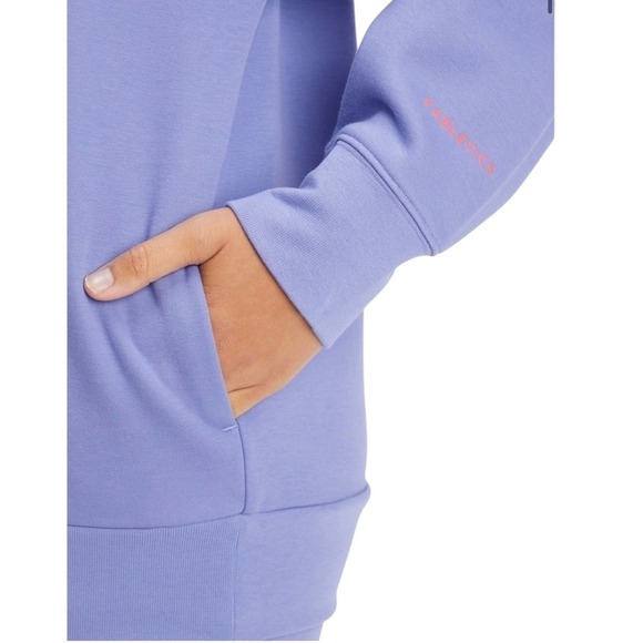 Fabletics Eco Go-To Hoodie Bellflower/Strawberry Size Small - Picture 3 of 9